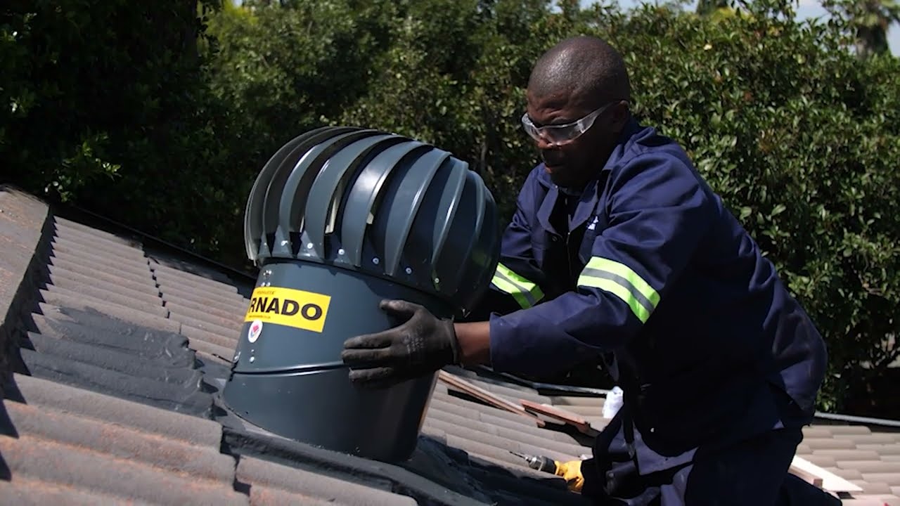 DIY Installation of the Tornado Roof Ventilator on a Tile Roof | Windmaster Step-by-Step Guide
