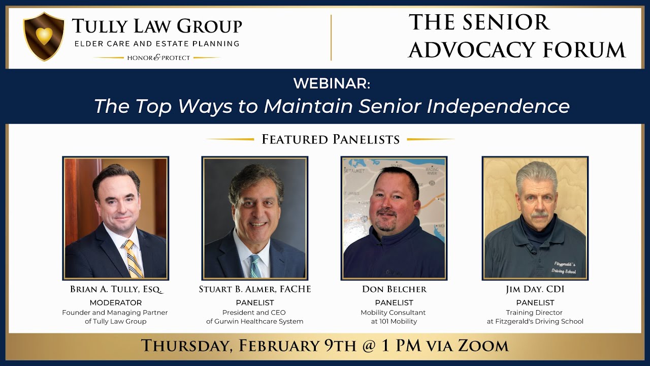The Senior Advocacy Forum: Top Ways to Maintain Senior Independence