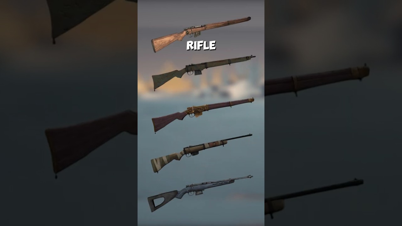 Rifle Variants in The Long Dark