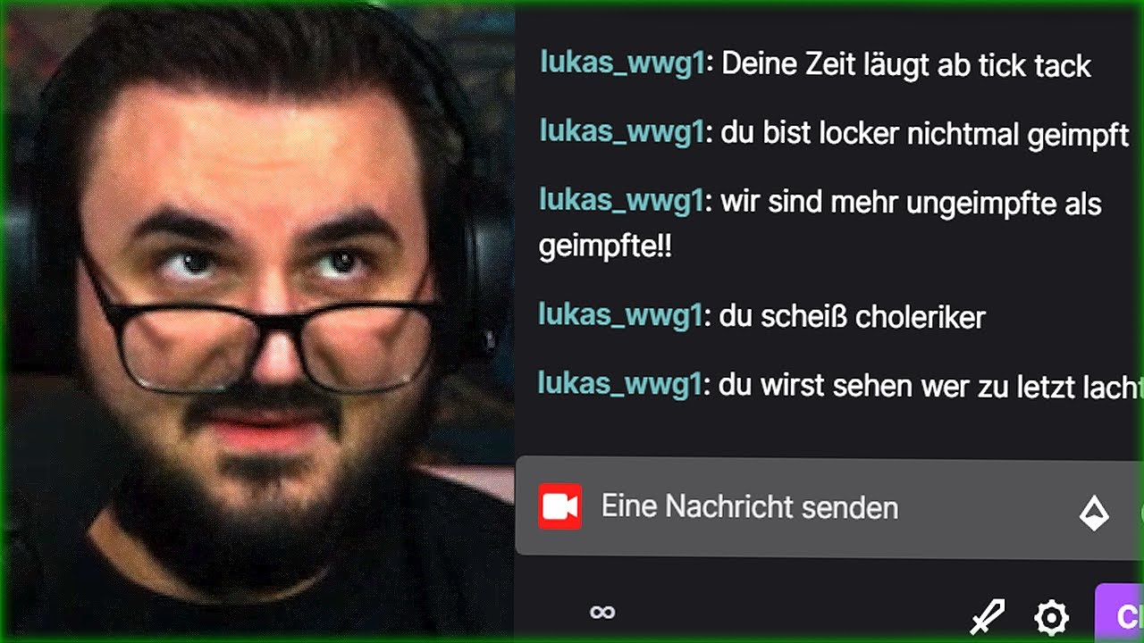 Deswegen wurde er in meinem Chat gebannt..