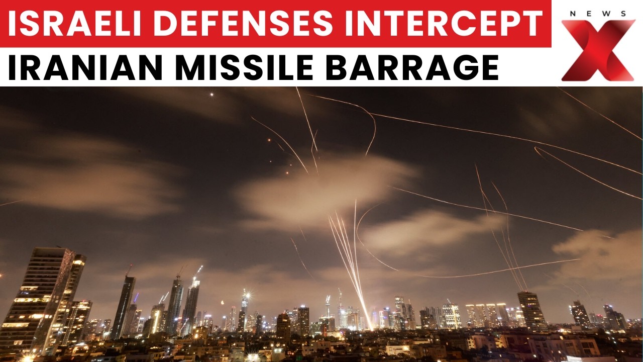 Israel Intercepts Iranian Ballistic Missile Barrage Aimed At Jerusalem And Central Israel | NewsX