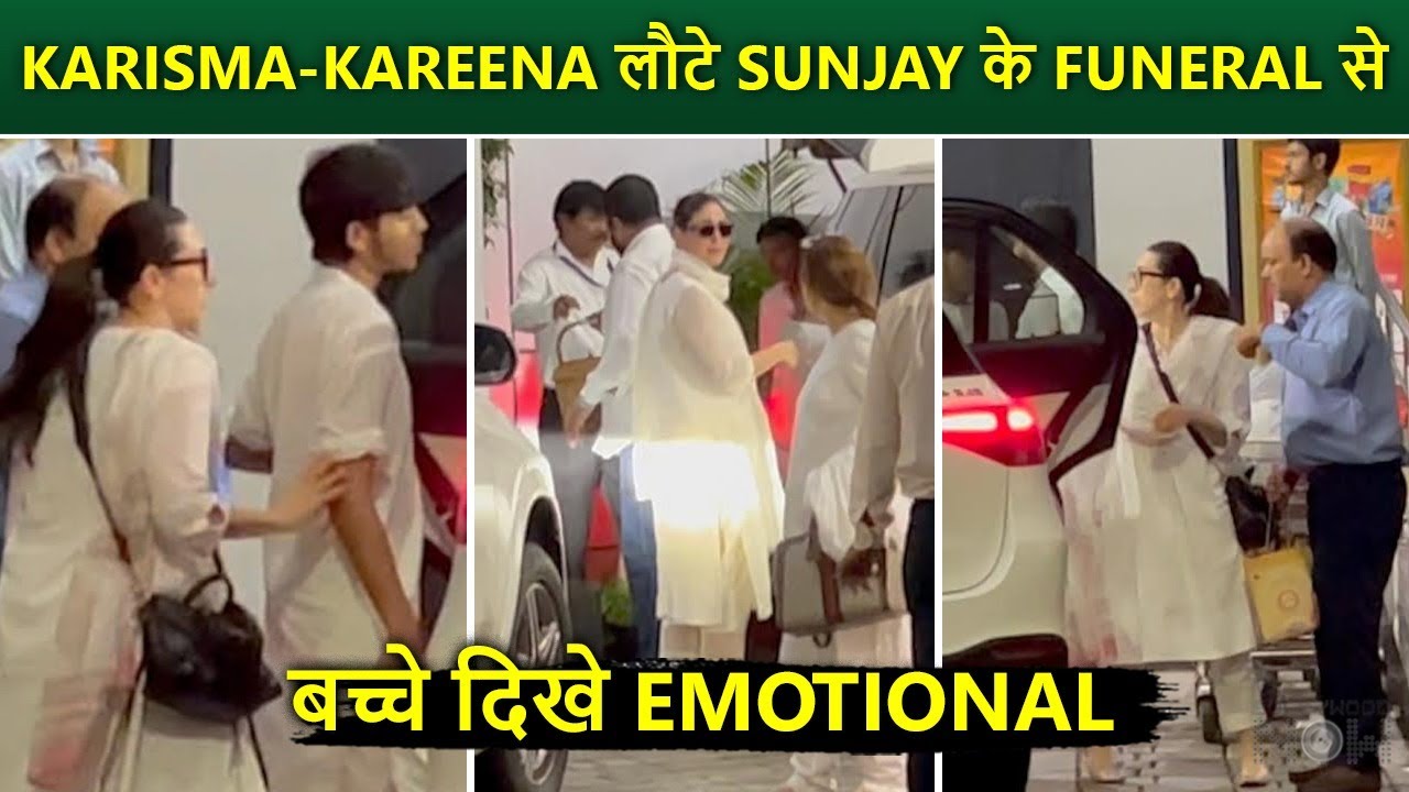 Karisma, Kareena, And Saif Return After Attending Sunjay Kapur's Last Rites