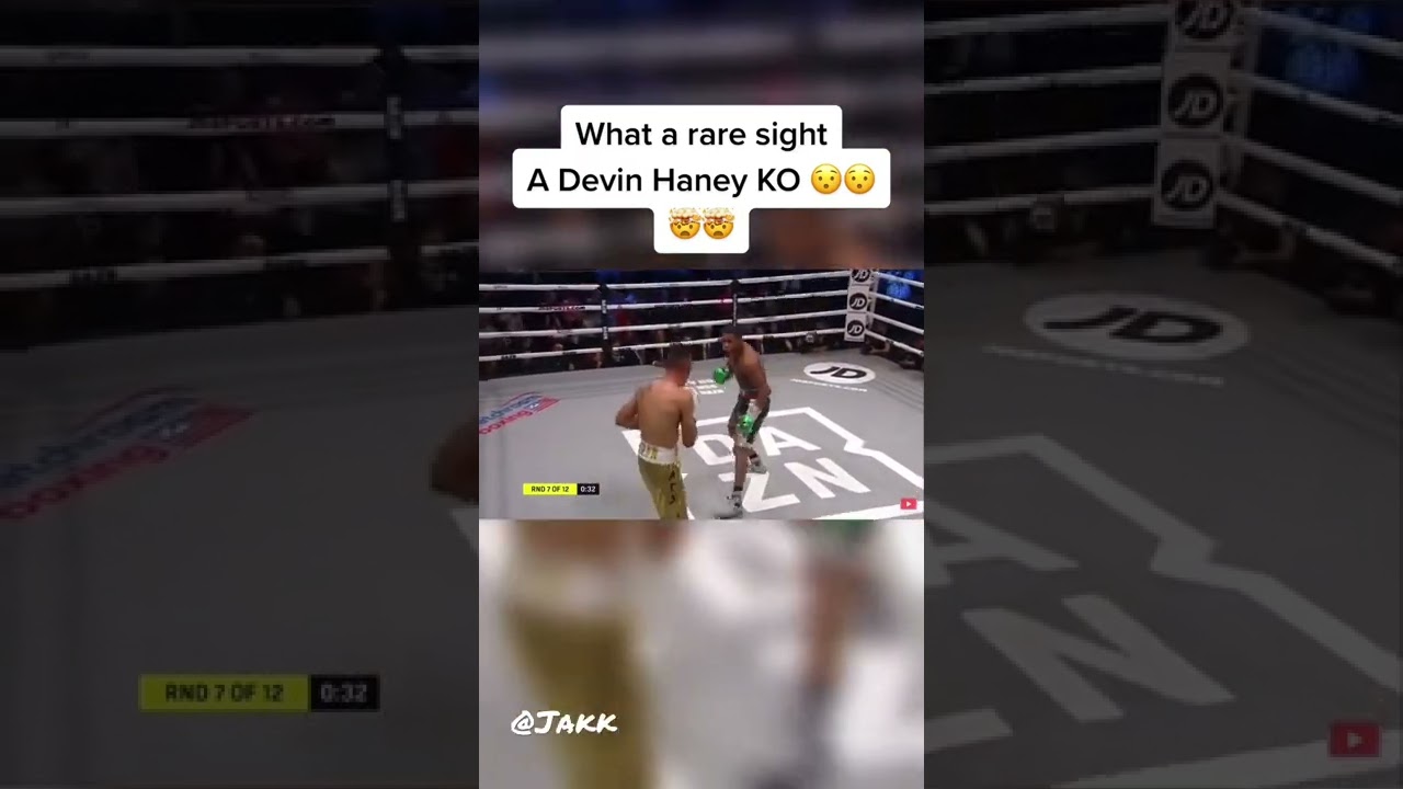 Devin Haney Gets a Knockout🥊💥#devinhaney #boxing #shorts