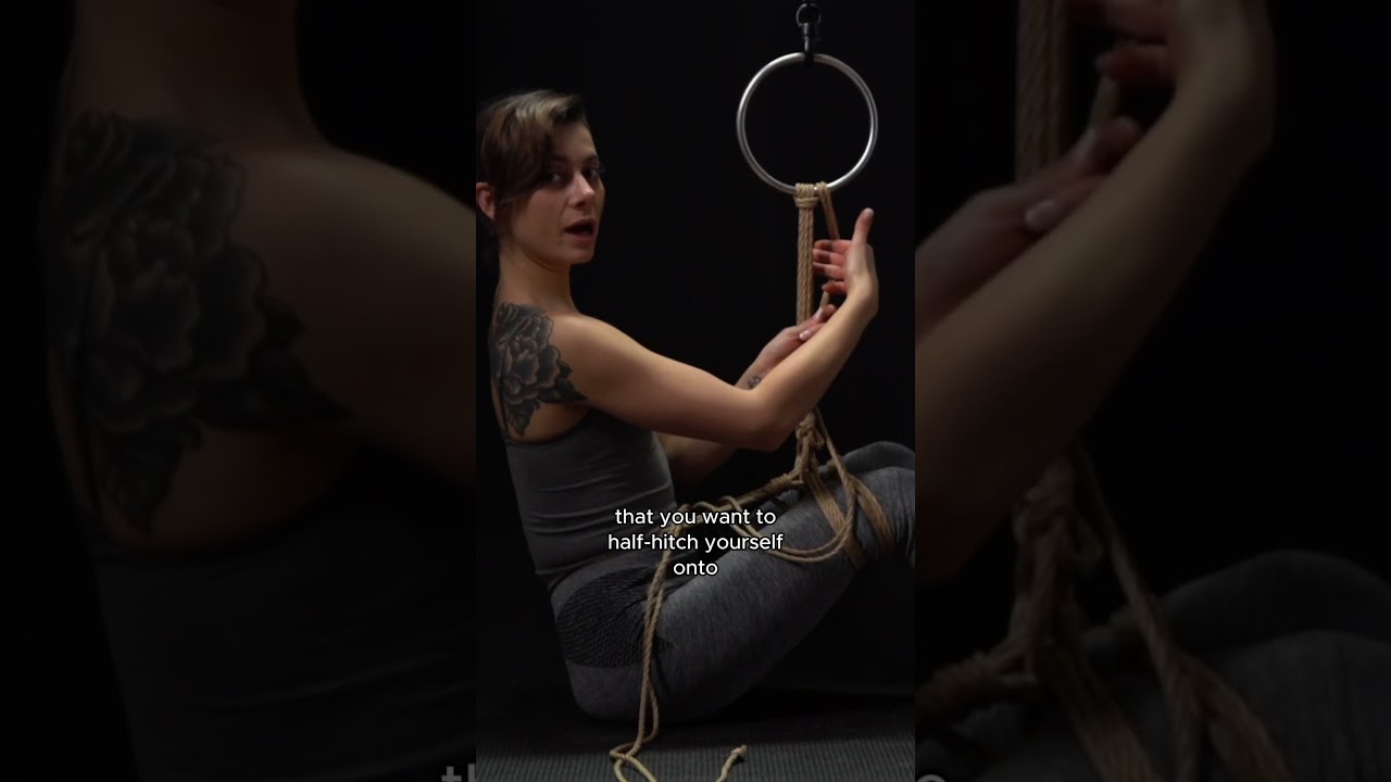 How to tie up-lines in shibari (free tutorial series) #shorts #rope #tutorial