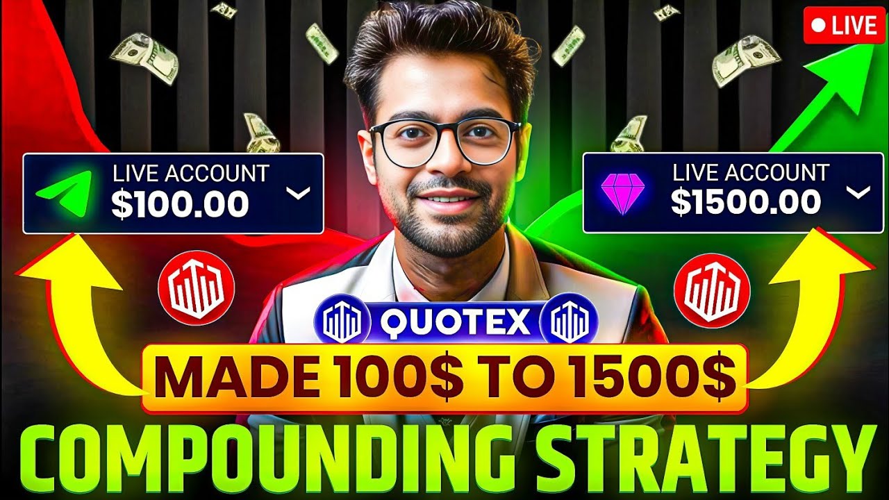 2026 Best Compounding Strategy In Quotex Trading 😱| Advance Quotex Fractal Strategy 🔥| OTC Cracked 🚀