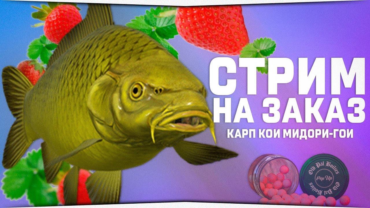 Стрим на заказ • Карп Кои Мидори-гои • Русская Рыбалка 4