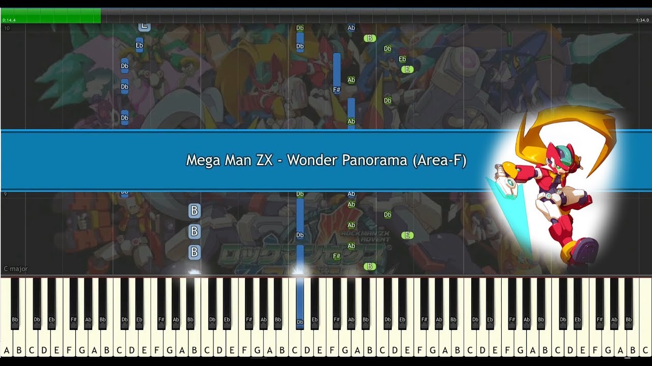 Mega Man ZX - Wonder Panorama (Area-F) (Synthesia)