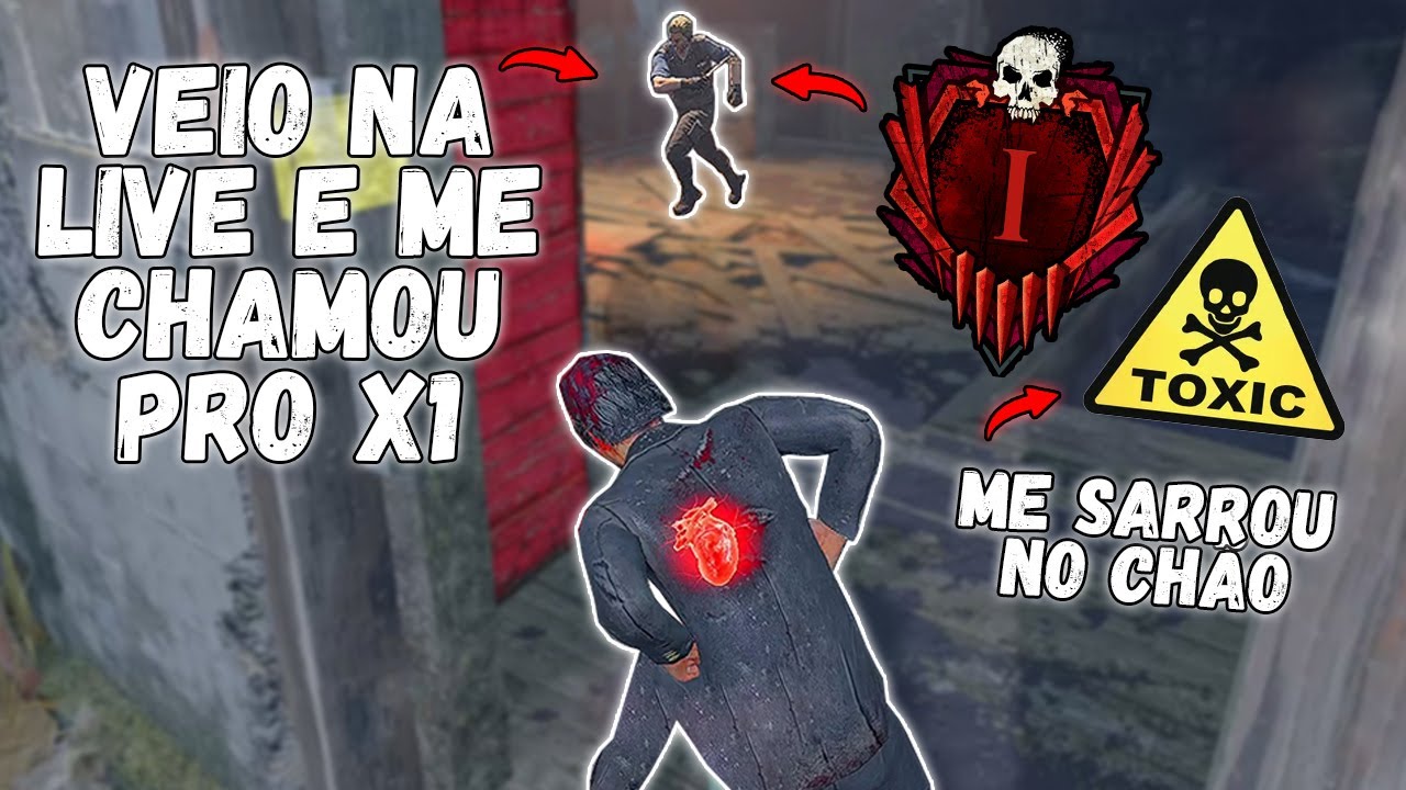 Ele Veio na LIVE E Me CHAMOU Pro X1