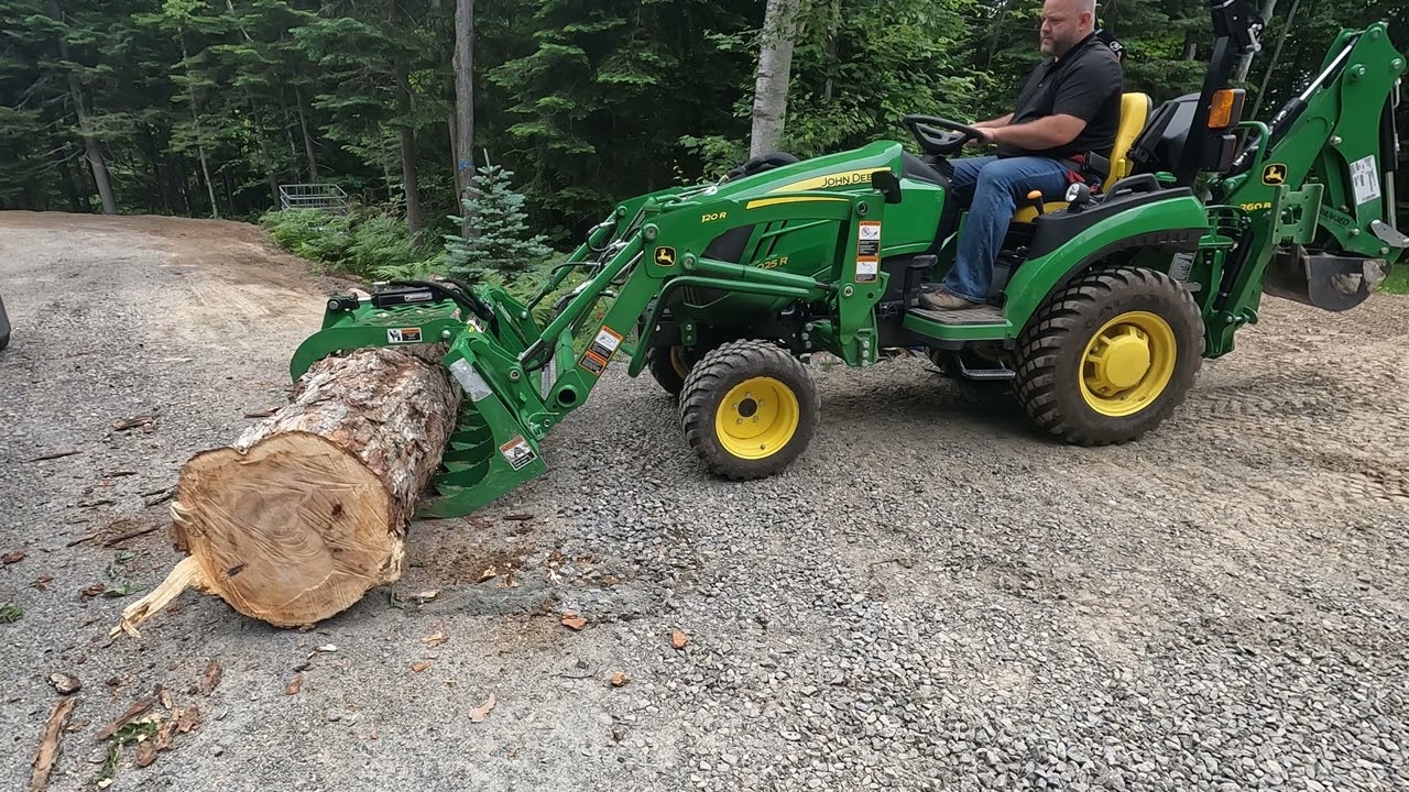 25 -Je teste les limites de mon tracteur compact John Deere 2025r!