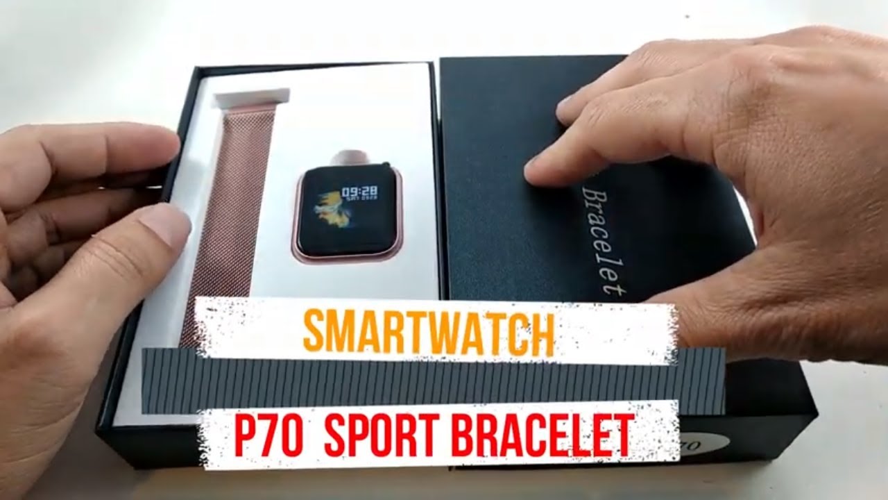 P70 Smartwatch Rose - Smart Bracelet Relogio Inteligente
