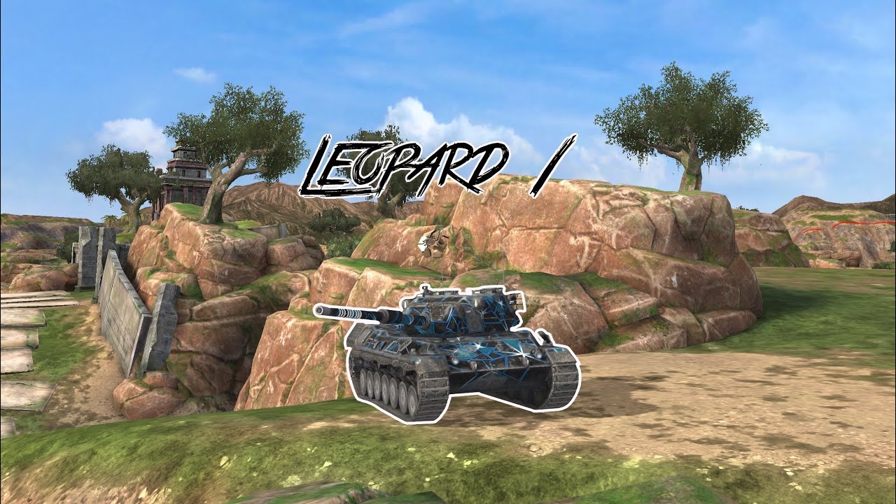 World of Tanks Blitz Leopard 1 ~ 7.2k #wotblitz #wotb 