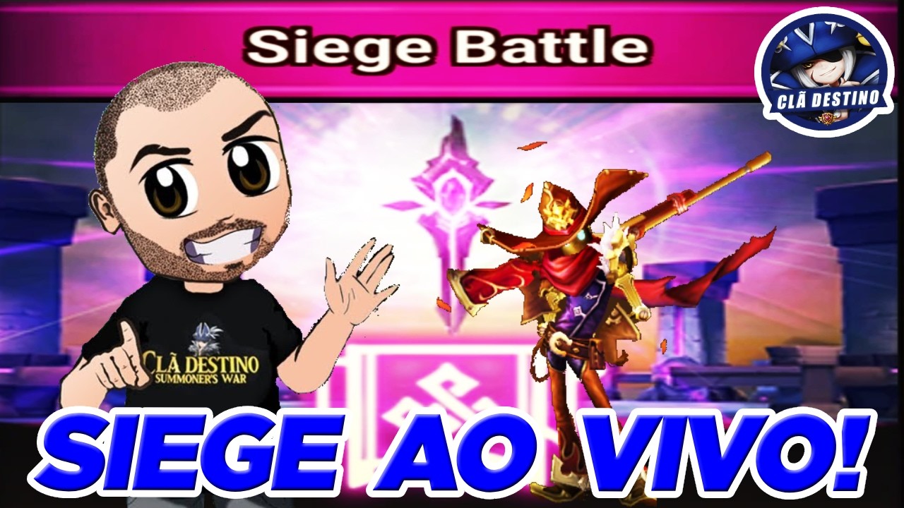 SIEGE AO VIVO !GUILD !COACH !PIX