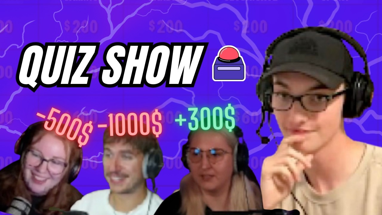WENN STREAMER VERSUCHEN SCHLAU ZU SEIN! 😂 (Quizshow mit NastyNase, Sarahnokumo & cat_bytes)