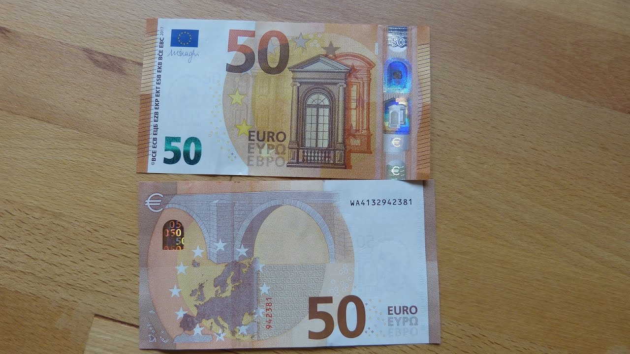 New 50 EURO banknote review! [2017]