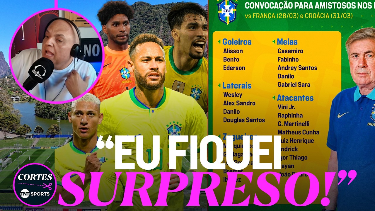 APROVADO OU REPROVADO? ANDRÉ HENNING ANALISA CONVOCAÇÃO DE ANCELOTTI E AUSÊNCIA DE NEYMAR