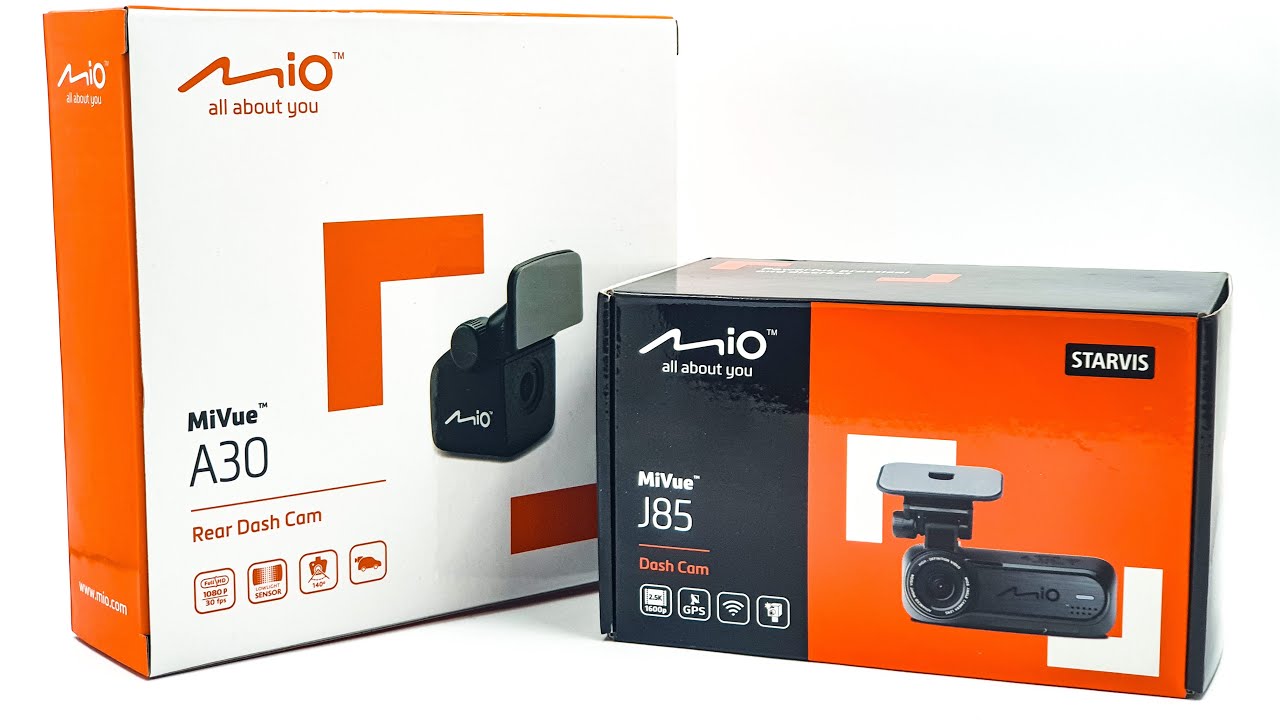 Mio MiVue J85 WIFI + Mio MiVue A30