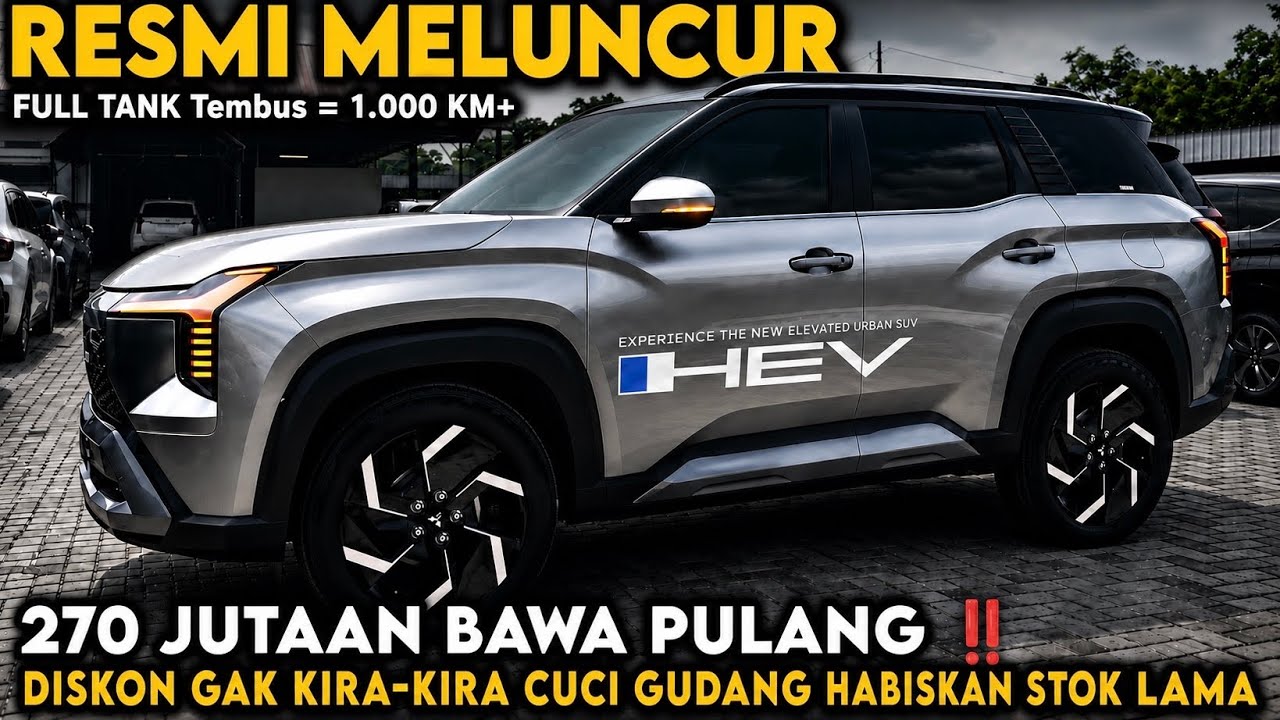 NYESAL BELI 1200cc⁉️SUV Hybrid Mitsubishi 270 JUTAAN BAWA PULANG !! | DISKON Sisa Stok Gak Kira-kira