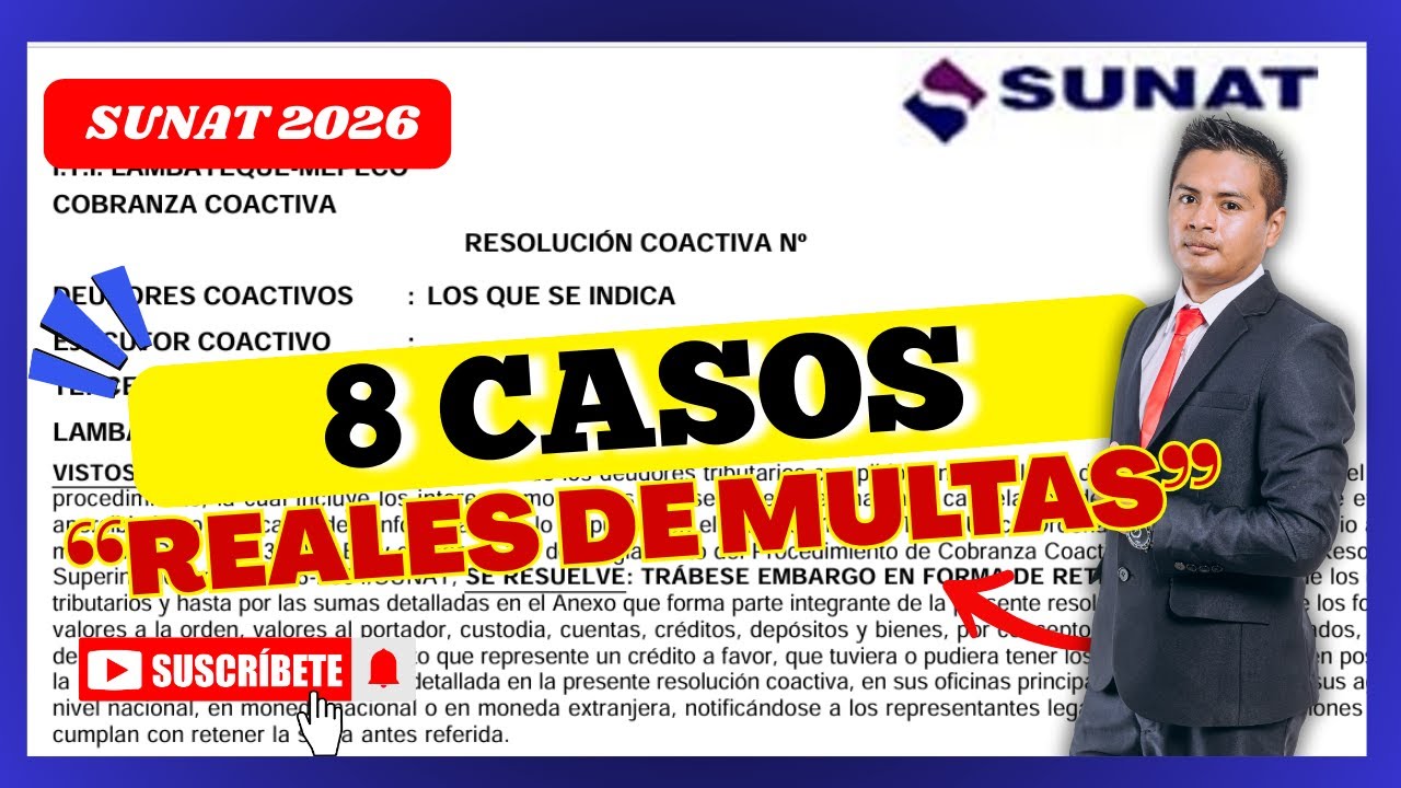 ¿Problemas con SUNAT? Mira estos 8 casos reales