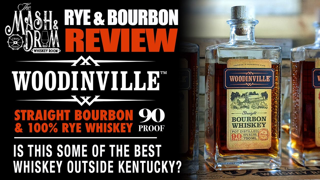 Woodinville Whiskey Co. Straight Bourbon and 100% Rye Whiskey