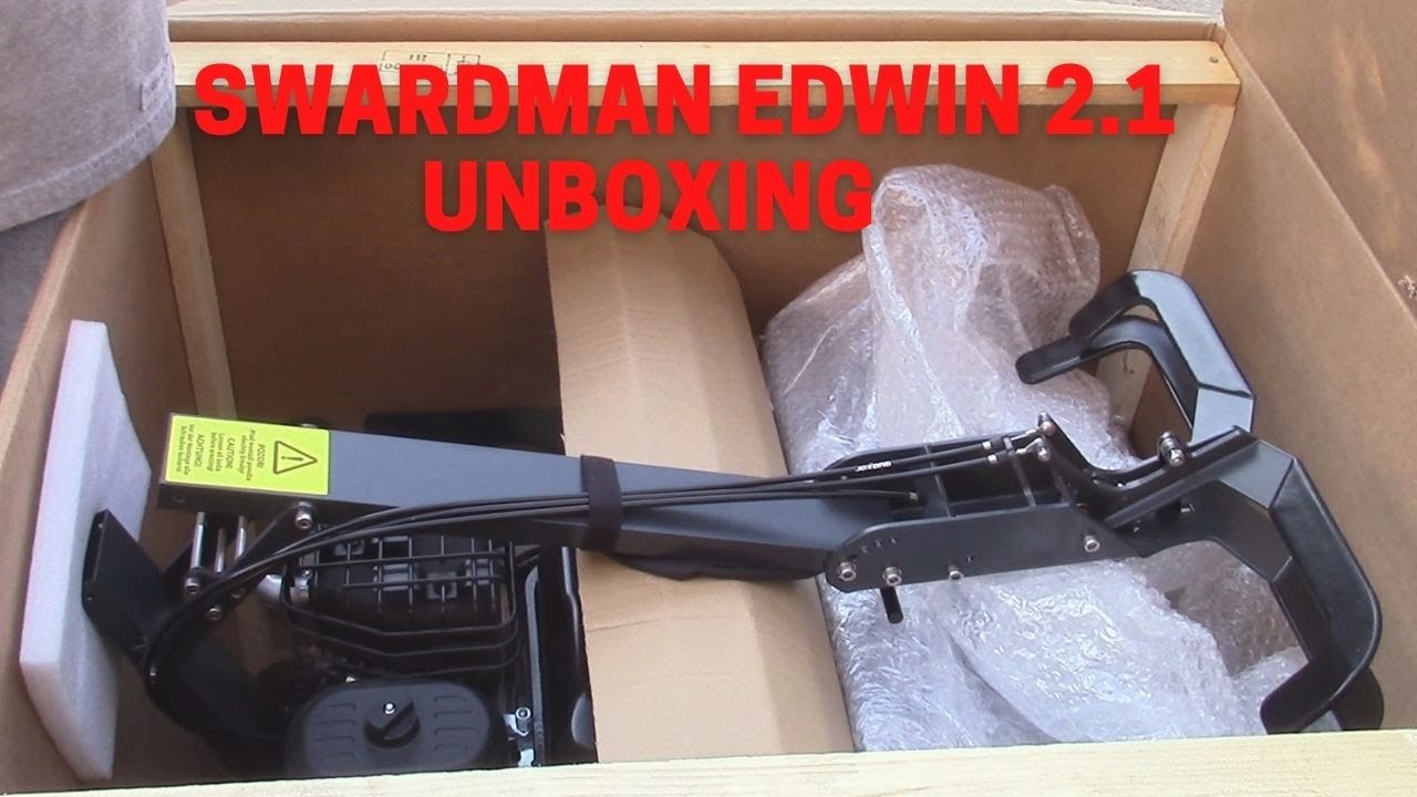 Swardman Edwin 2 .1 Unboxing Reel Rollers Purchase #swardman  #lawncare #aroundthehousewithpat