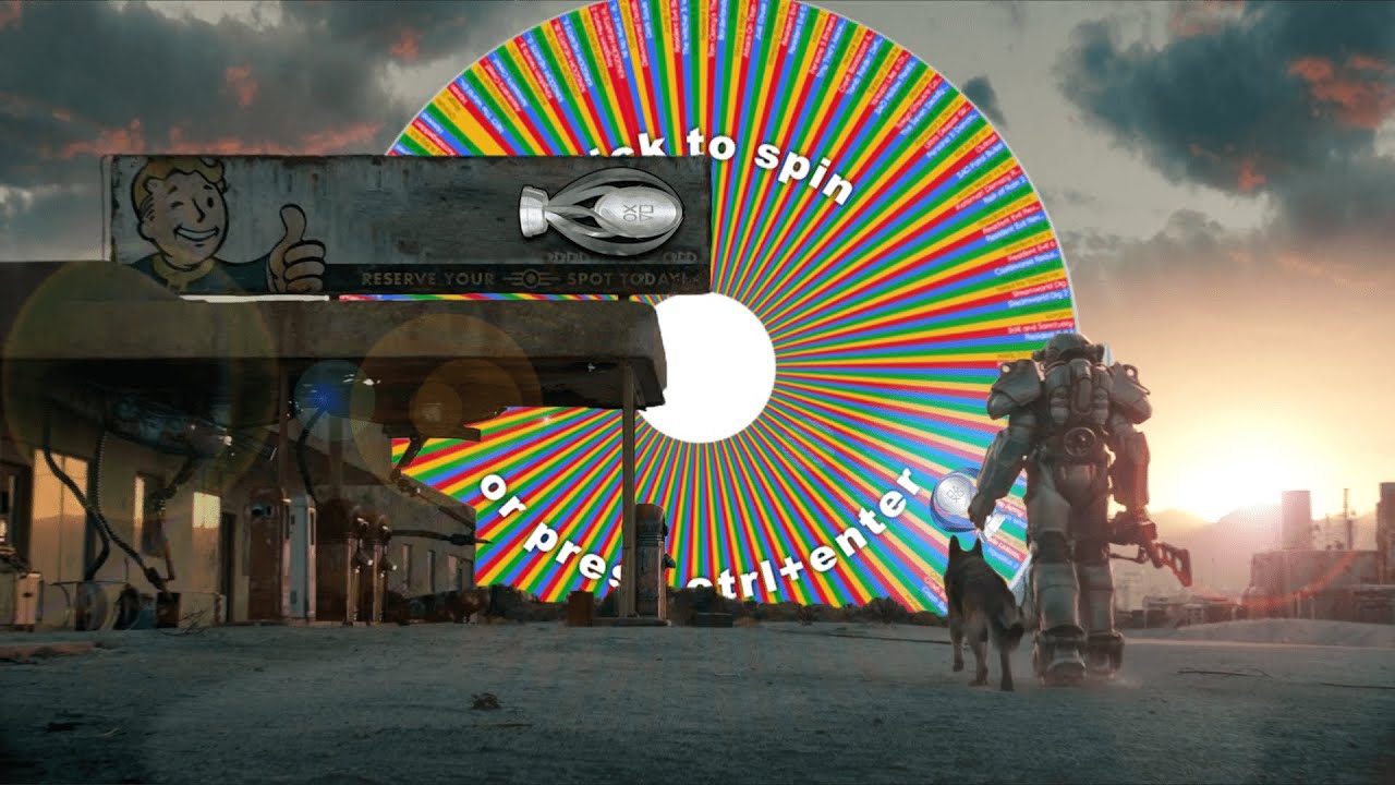 I Let a Wheel Pick my Platinum! | Fallout 4