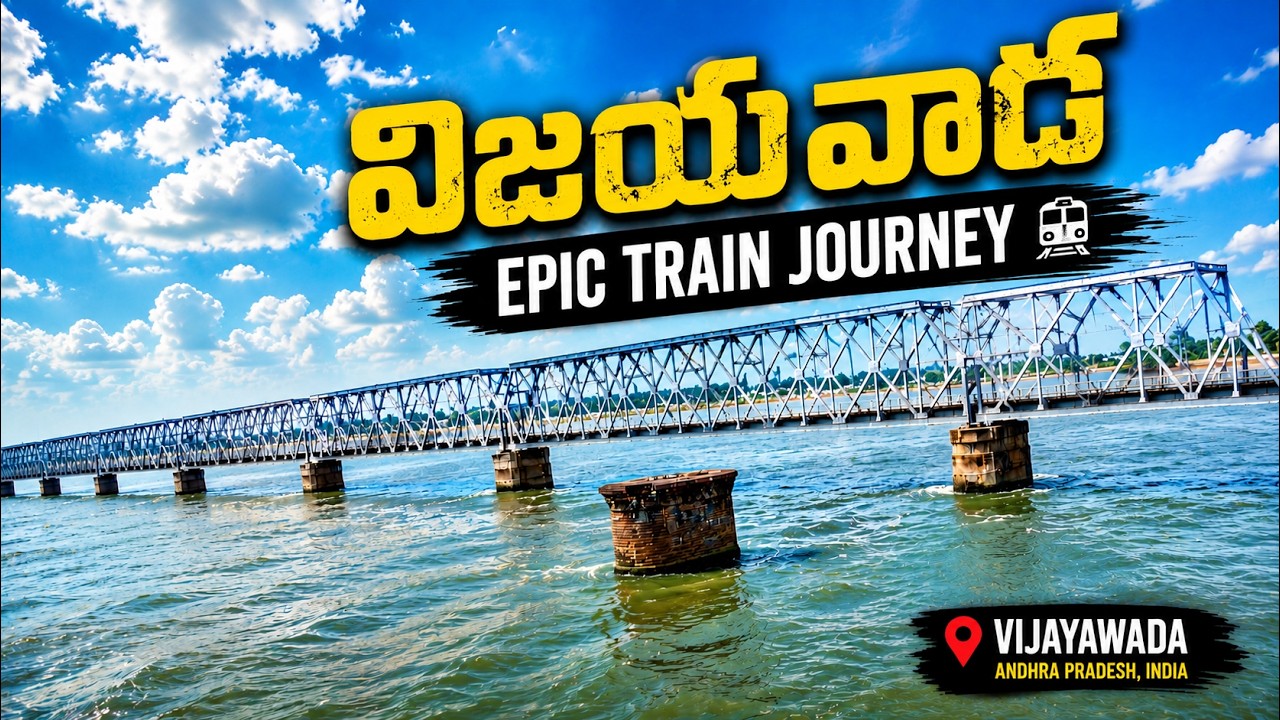 Train Journey India | Incredible Godavari Bridge Views