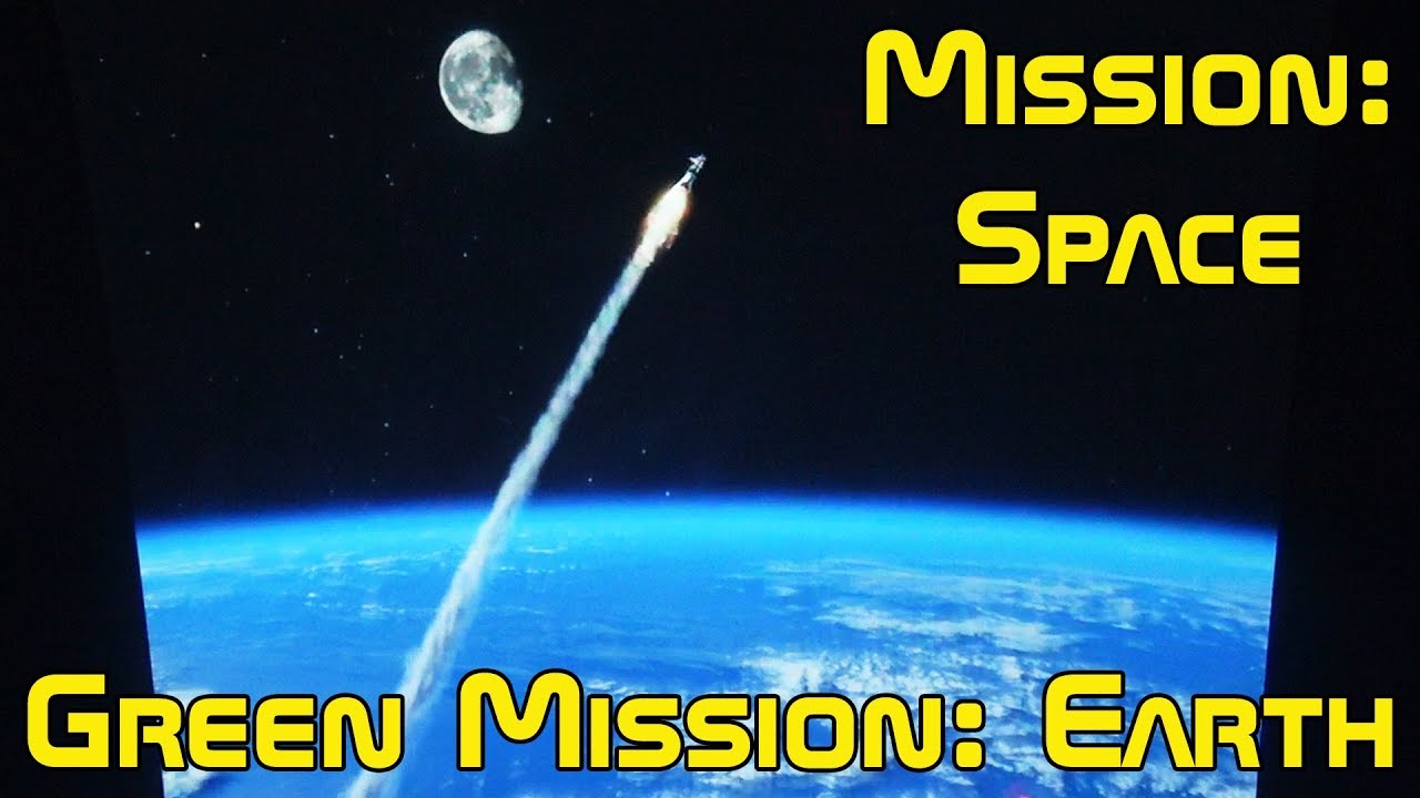 Mission: Space - NEW Green Mission Earth FULL POV Experience w/ Pre-Shows, EPCOT, Disney World 60fps