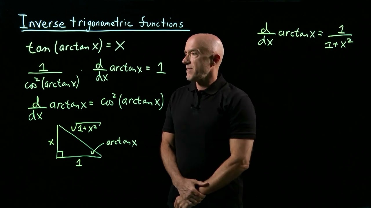 Derivatives of Inverse Trigonometric Functions | Lecture 21 | Calculus for Engineers