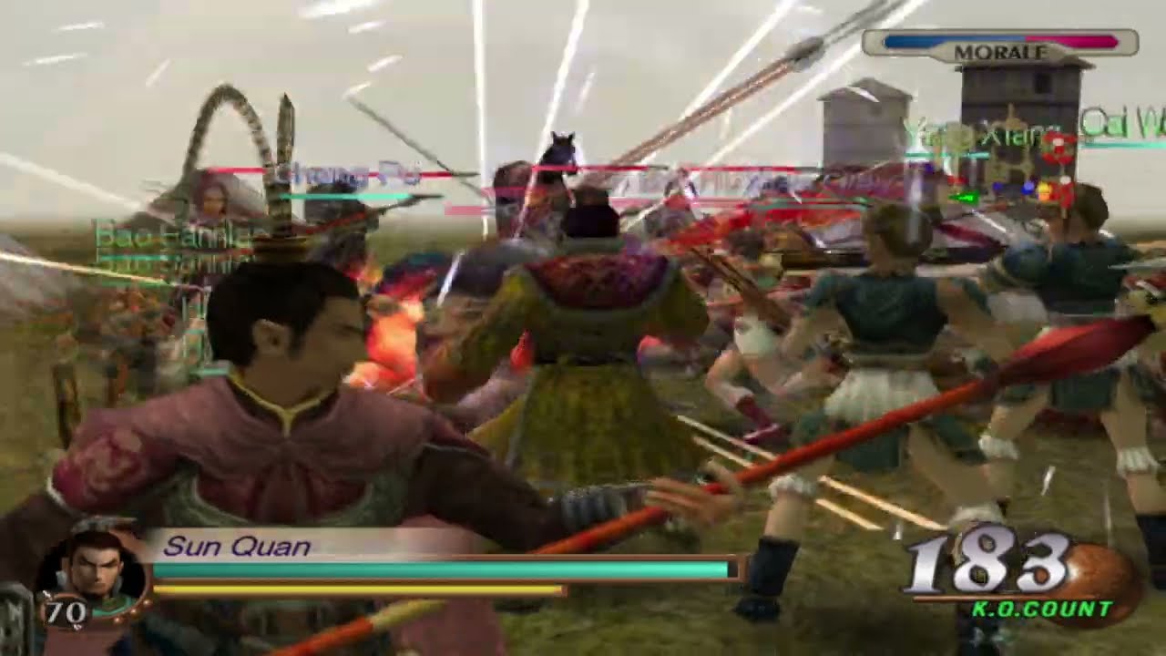 Dynasty Warriors 3 - Assault on the Wu Territory | Sun Quan (Very Hard)
