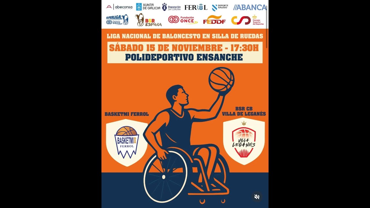 Basketmi Ferrol - Villa de Leganés 15/11/2025