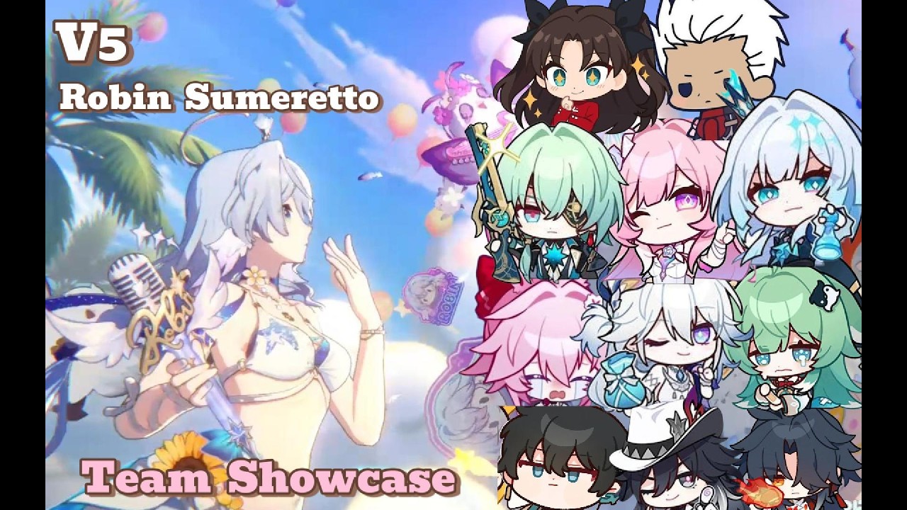 HSR 4.5v5 Robin Summeretto Team Showcase l MOC 12 l AA Knight II l HSR 4.5