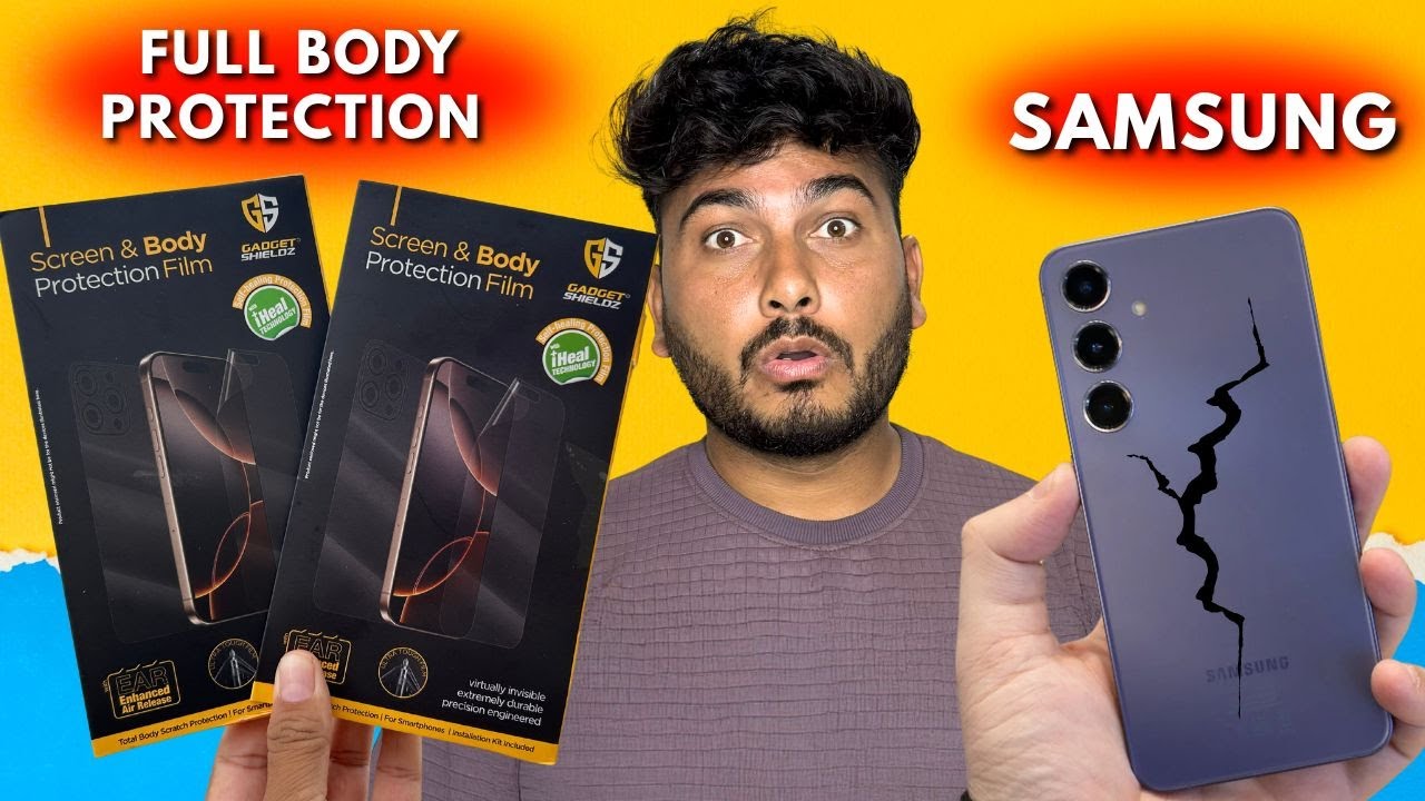 GadgetShieldz Samsung S24 Body Guard Full Installation | Samsung S24 Best Screen Protector ?