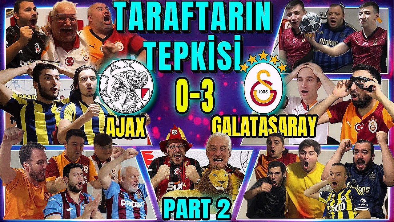 AMSTERDAM’DA OSİMHEN ŞOV | PART 2🔥 ASLAN AVRUPA’DA TARİH YAZIYOR 😍 AJAX 0-3 GALATASARAY 