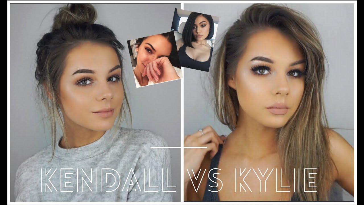 KENDALL VS KYLIE JENNER | INSPIRED MAKEUP FT GIVEAWAY