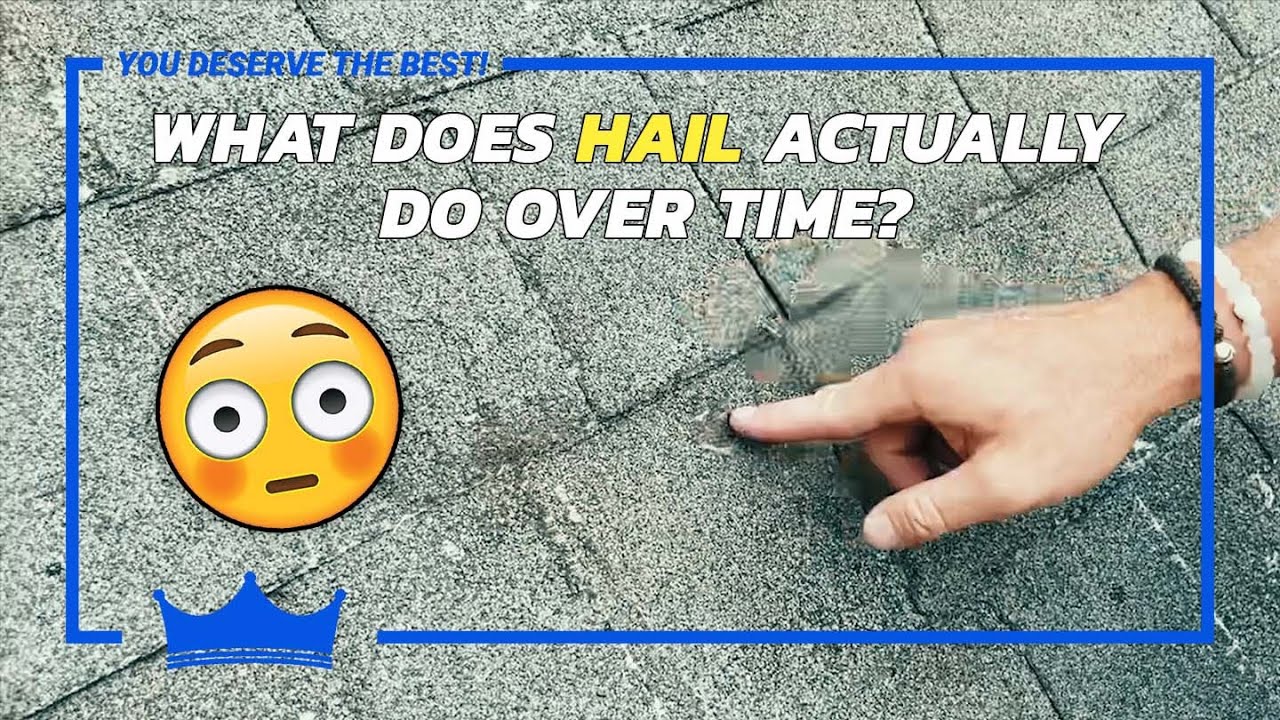 What Roofing Shingle Hail Damage Looks Over Time?