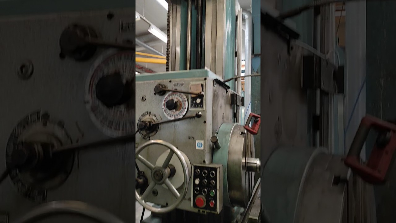 tos w100a horizontal boring mill - more pump repair #machine #machinist #hbm #boring