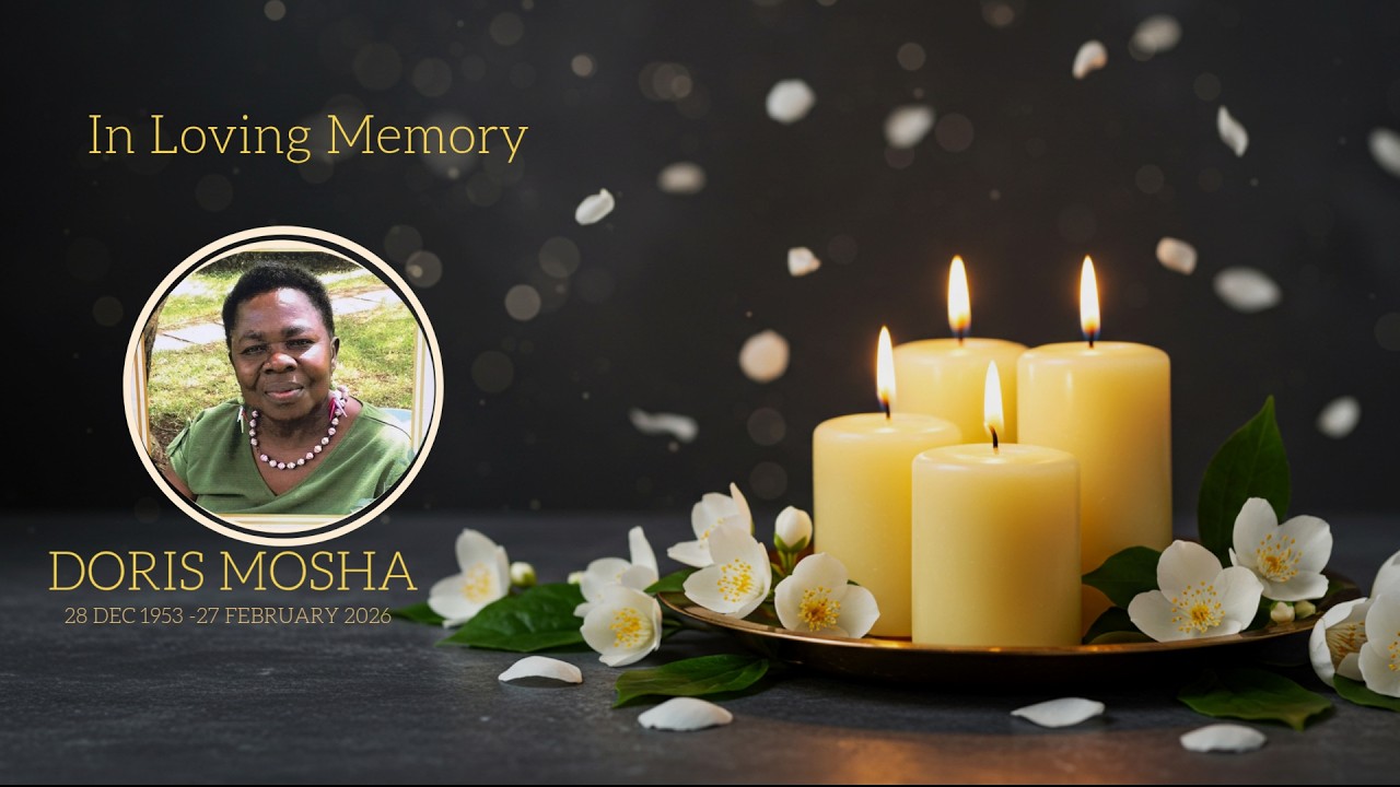 IN LOVING MEMORY OF DORIS MOSHA | SUNRISE 1953  SUNSET 2026|