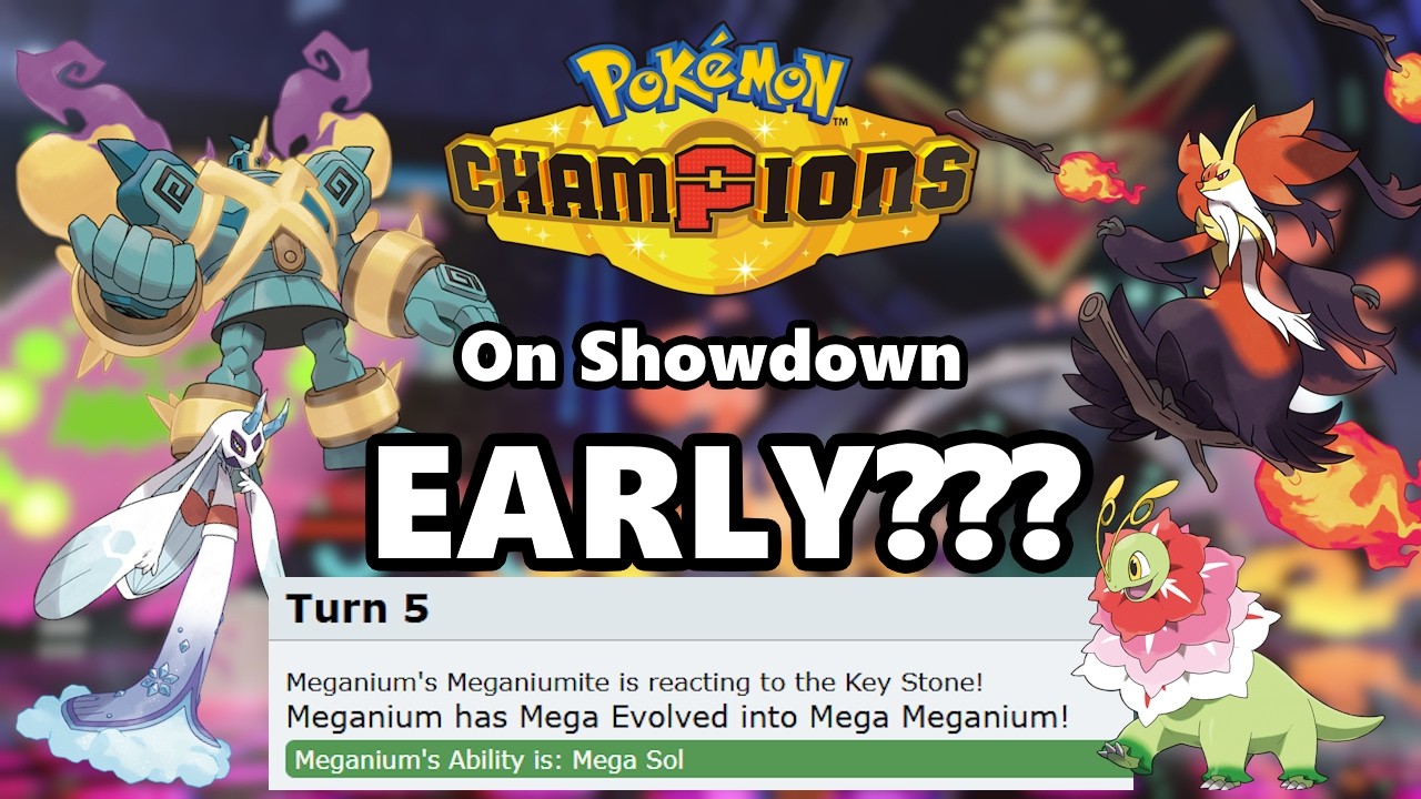 Playing Pokemon Champions on Pokemon Showdown EARLY!