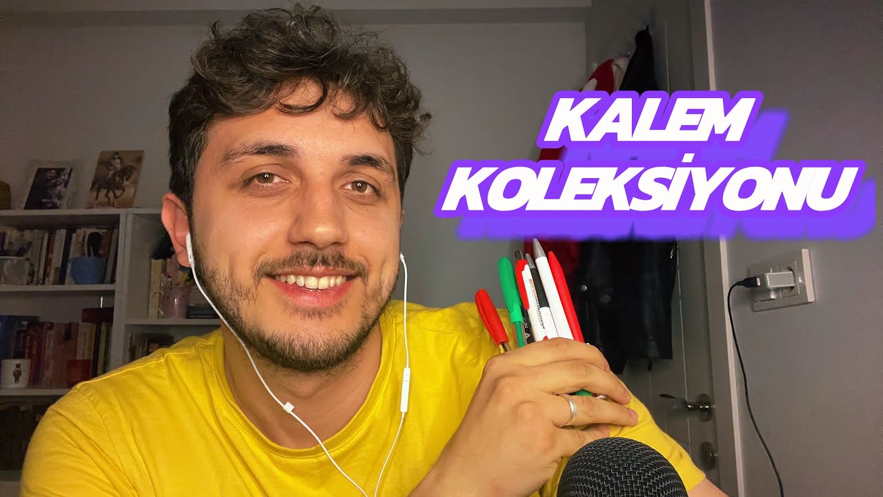 KALEM KOLEKSİYONUMA BAKALIM ~ TAPPING & TRACING ~ TÜRKÇE ASMR
