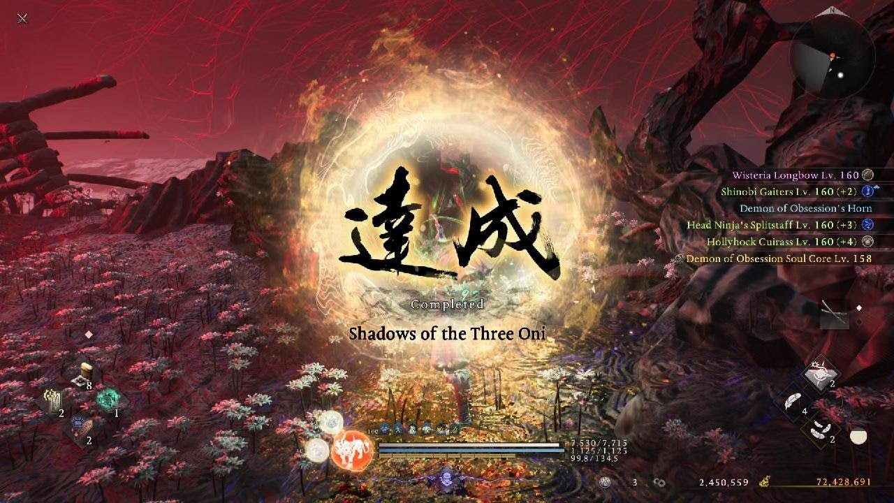 Shadow of three oni - Nioh 3