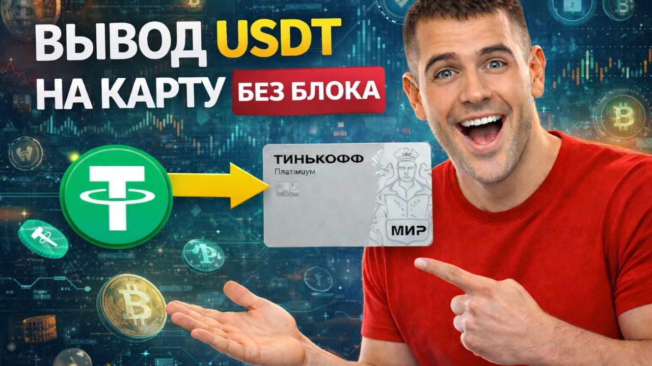 Вывести USDT на карту | Вывести USDT в рубли | Обменять USDT TRC20