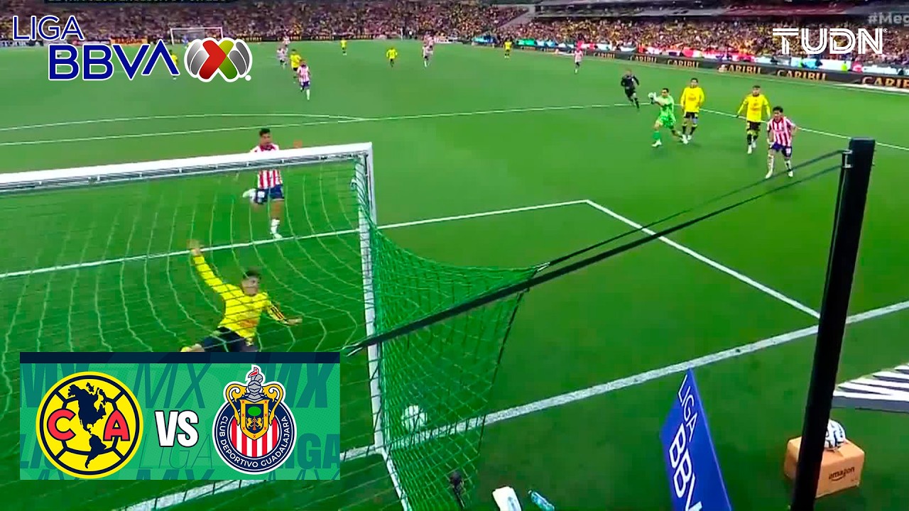 &iexcl;POSTE DE CHIVAS! Am&eacute;rica 2-2 Chivas | Liga MX - Jornada 9 Apertura 2026 | TUDN