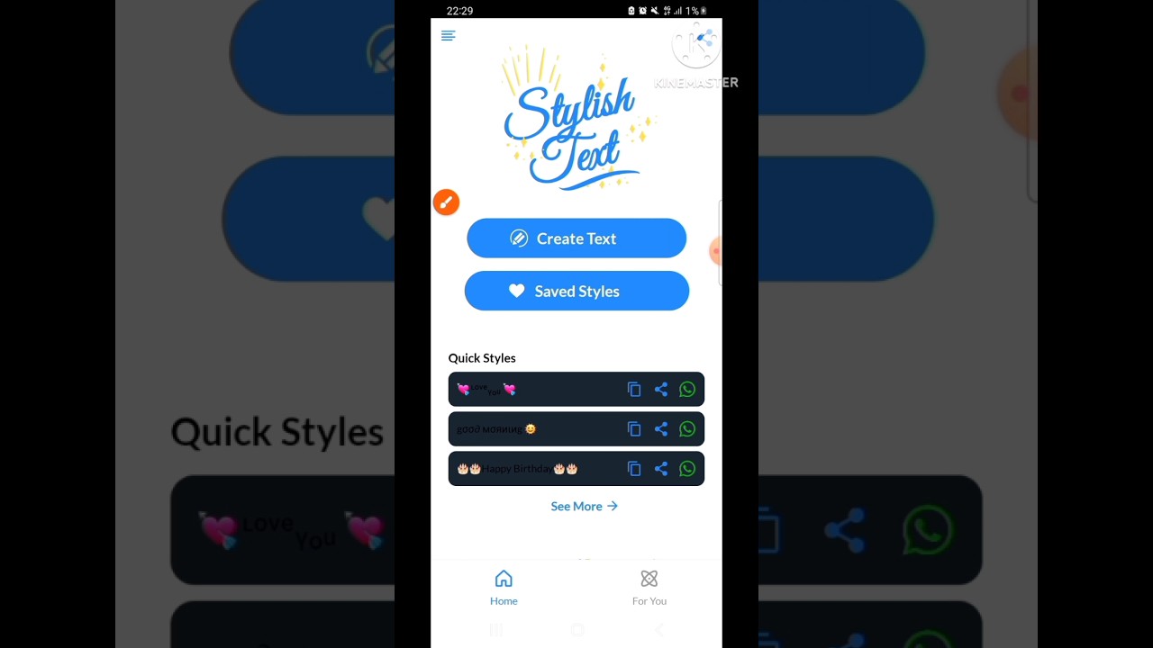 Stylish Text App lesson 😇