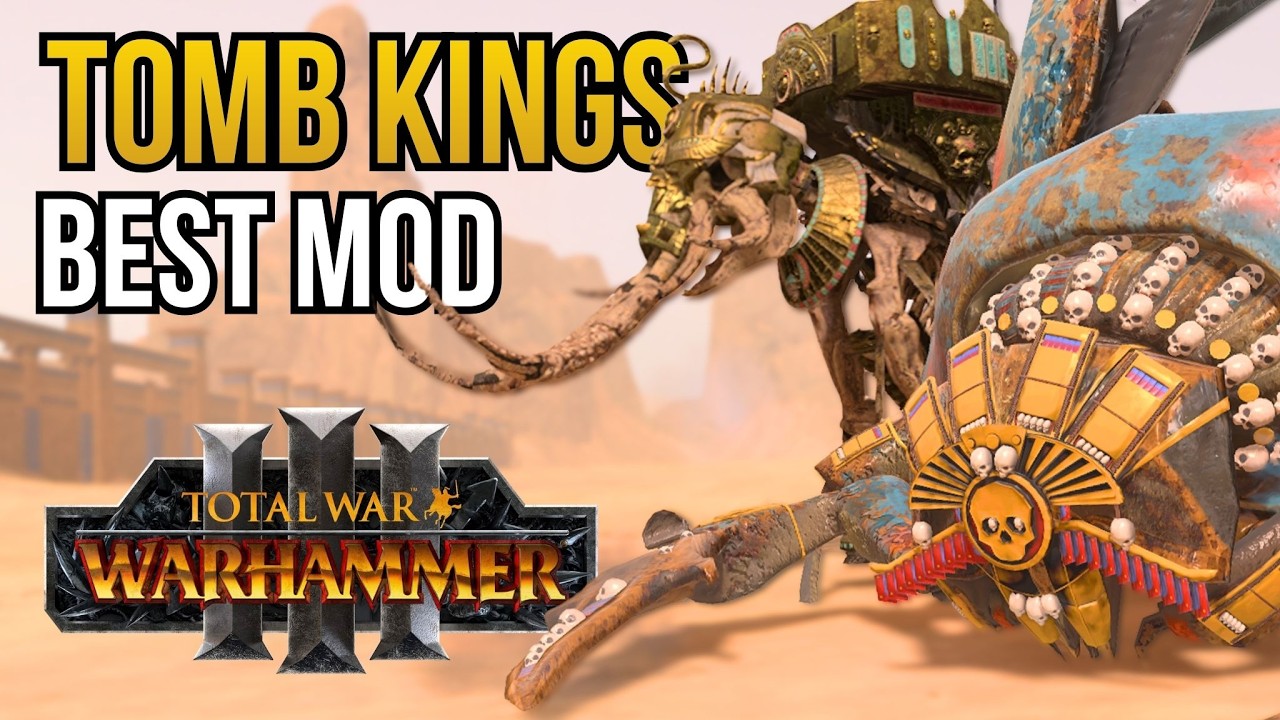 Best TOMB KINGS Mod, Khemric Titan & New Units | Total War Warhammer 3
