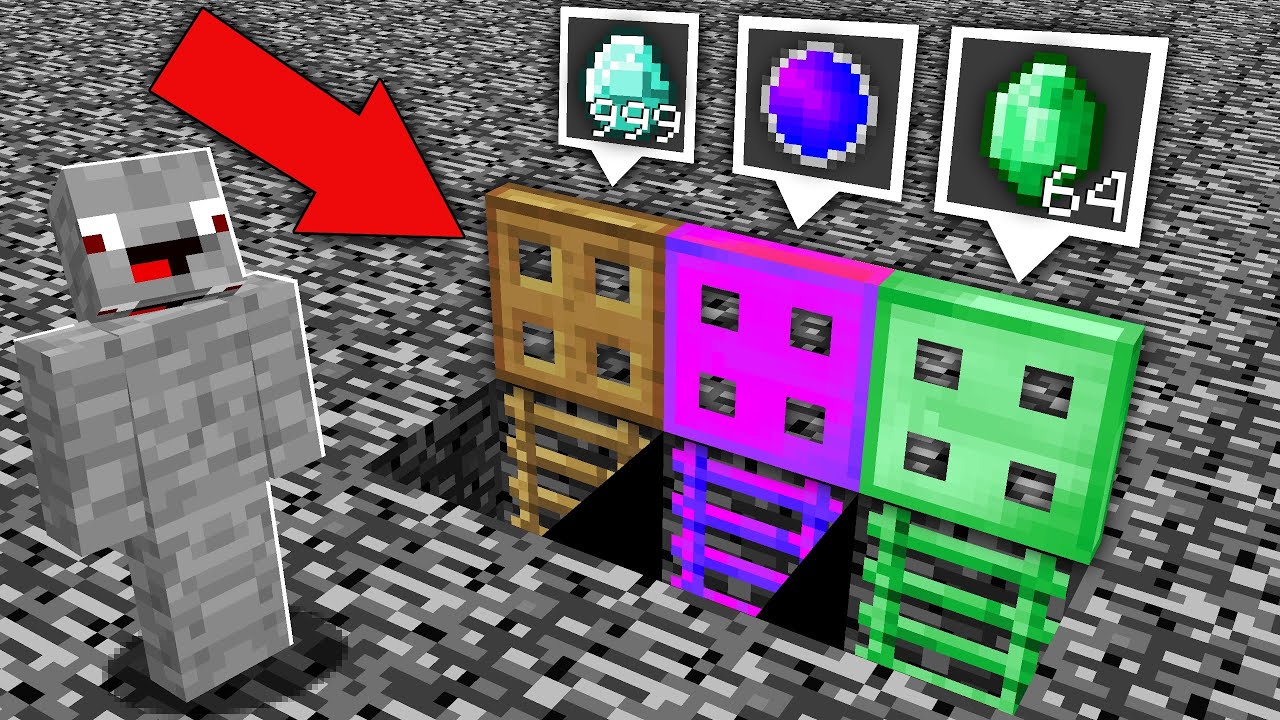 Wähle nicht die FALSCHE Lucky Block Falltür, Alphastein 😲