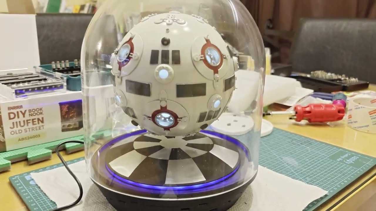 Domed Glass Case Stand for Jedi Training Remote -- Part 2