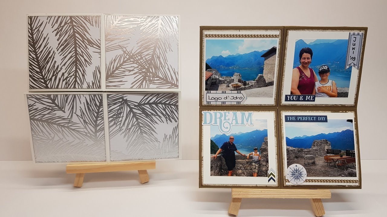 Anleitung: Zauberkarte 5: Quadratische Endloskarte │Mini-Album │One-Sheet-Album │Stampin' Up!®