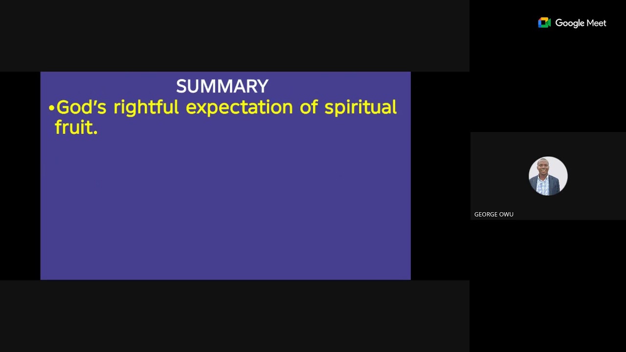 Morning Watch devotion (Twi)