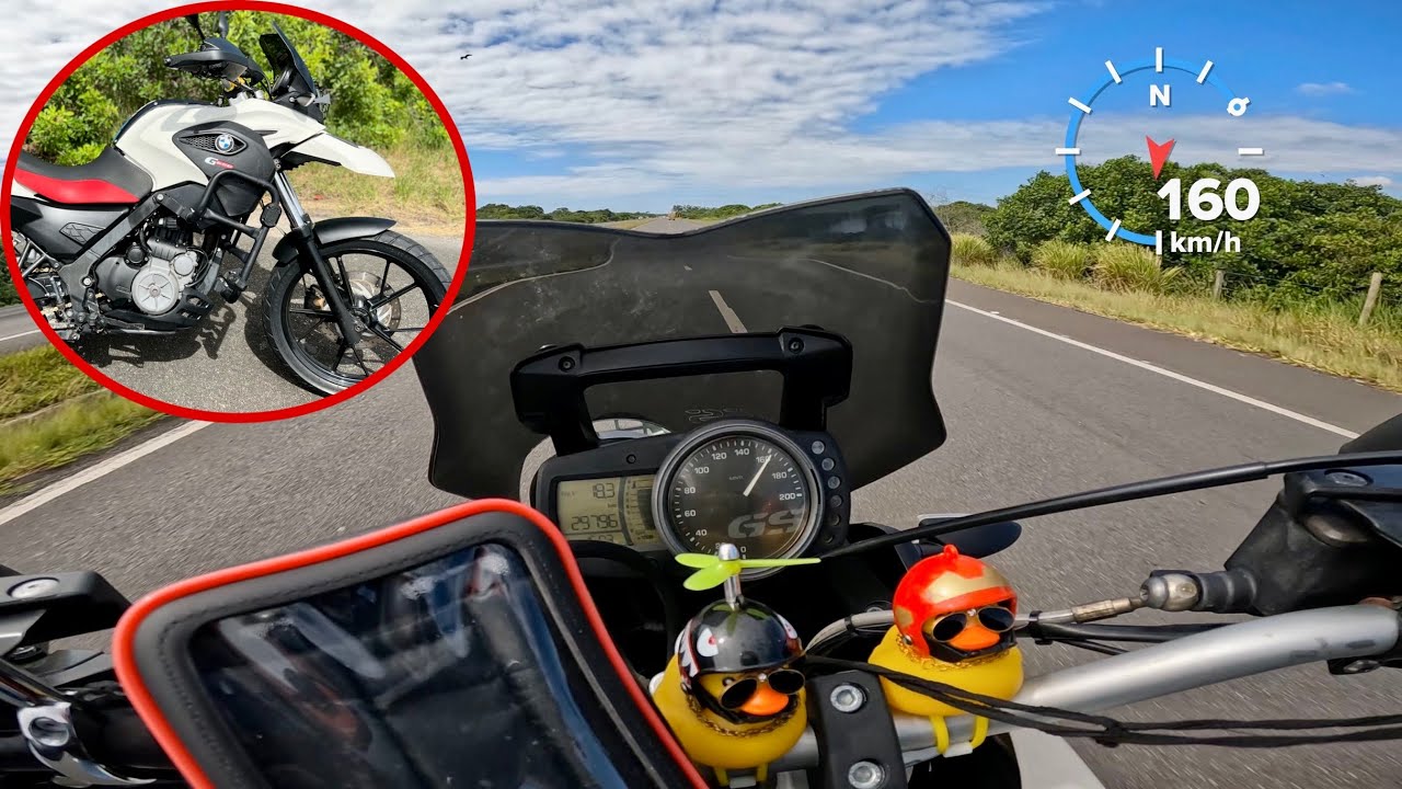 MEU TOP SPEED BMW G 650 GS 2016/SERÁ QUE LIMITOU?