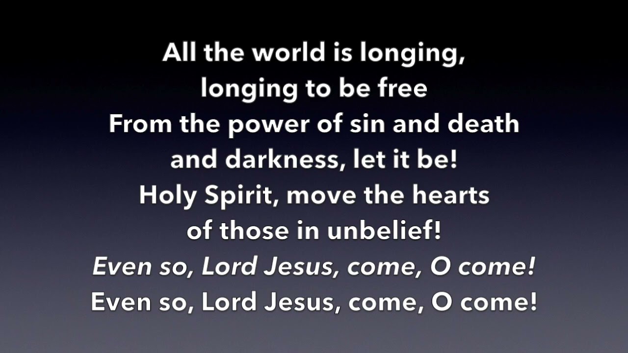 Song 239   All the world is waiting